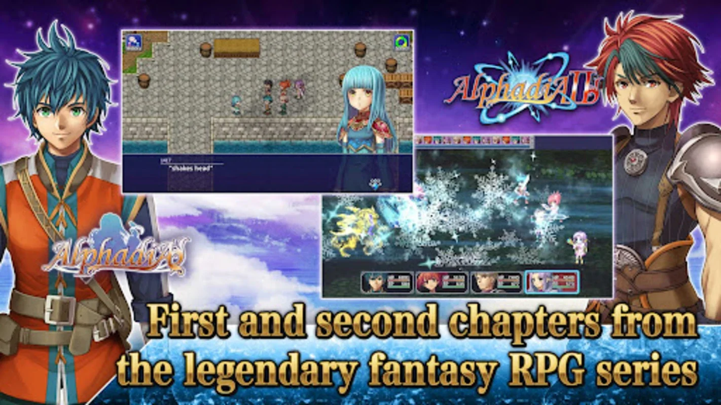 Alphadia I & II for Android - A Dual Fantasy RPG Adventure