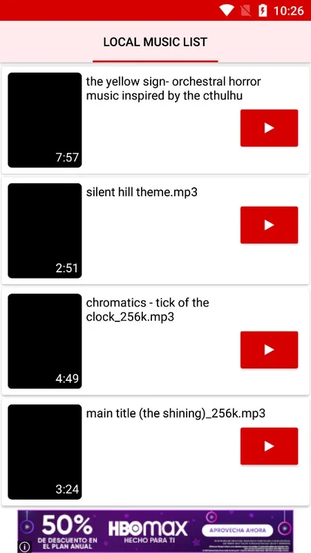 RYT for Android: Simple and Efficient Music Playback