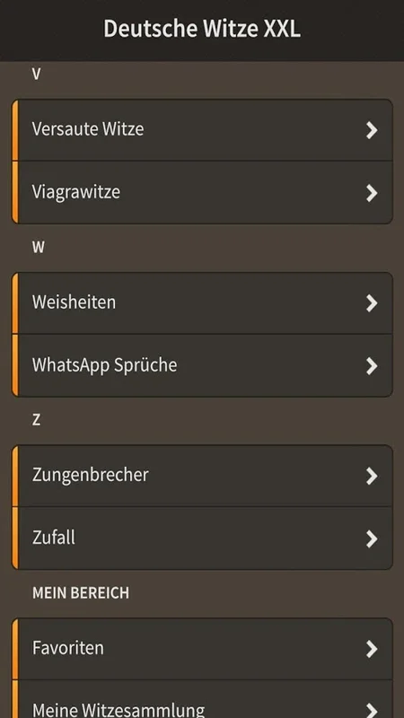 Deutsche Witze XXL for Android - Vast Humor Repository