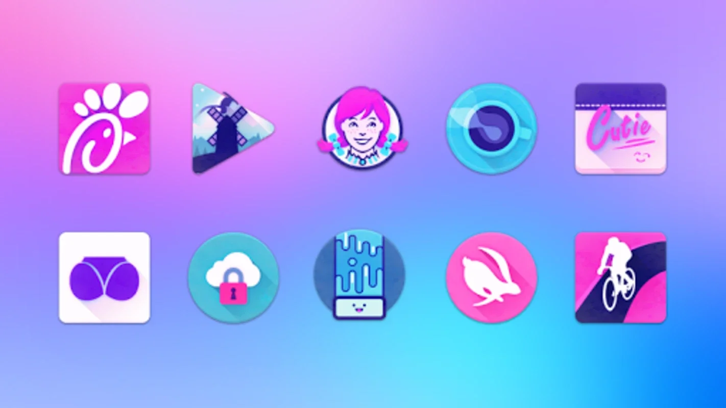 Unicorn Icon Pack for Android - Vibrant Personalization