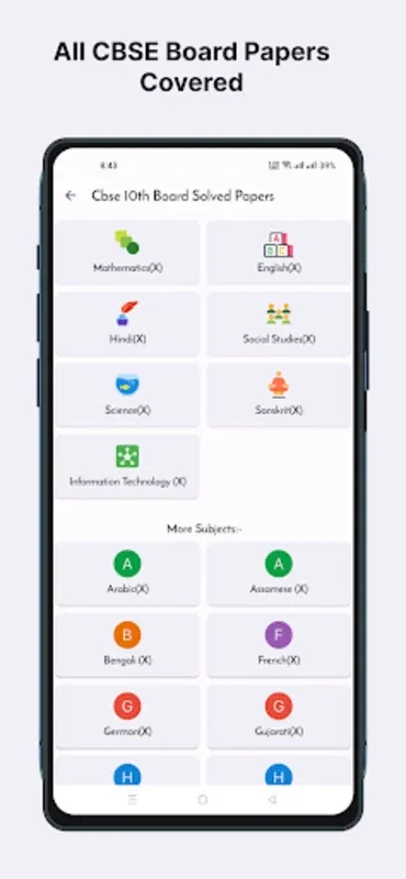 Class 10 CBSE Papers for Android - Ideal for Exam Preparation