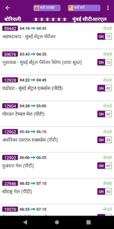 Mumbai Trains for Android - Simplify Your Commute