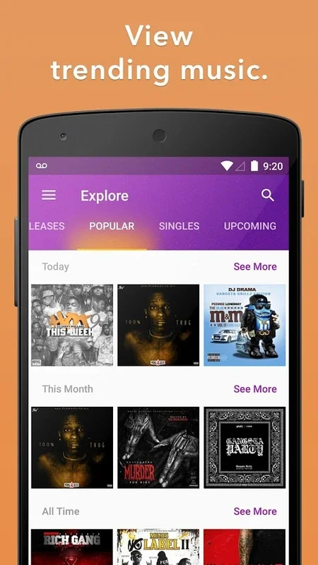 Spinrilla for Android - Record and Enjoy Hip Hop