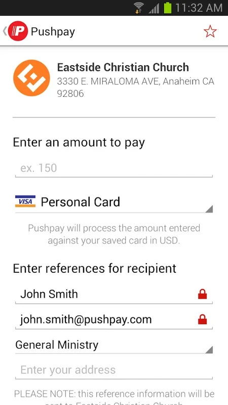 Pushpay for Android - Secure Donation App