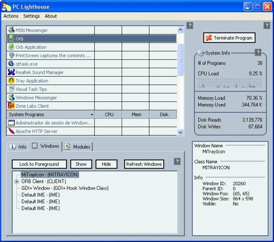 Pc Lighthouse for Windows - Enhance PC Performance