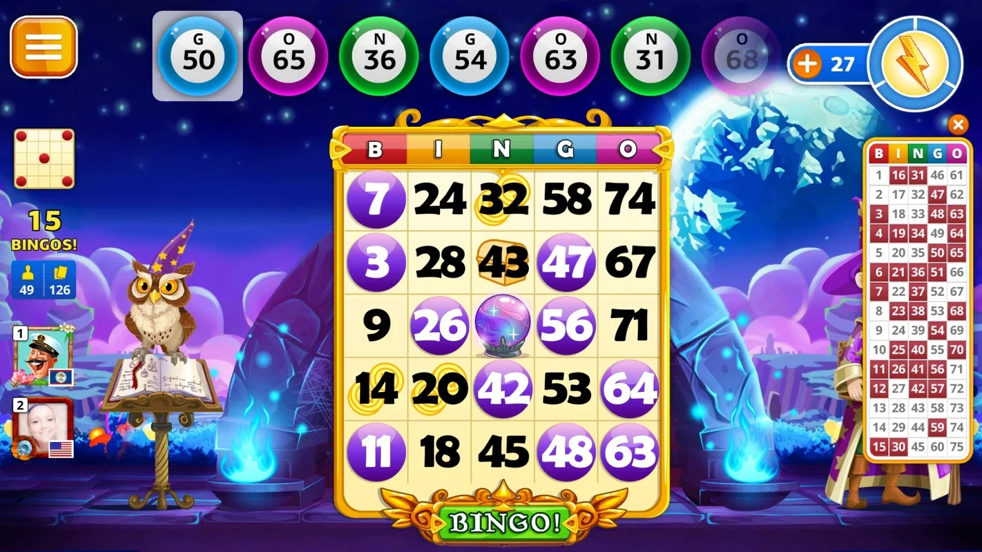 Wizard of Bingo for Android - Engaging Bingo Experience