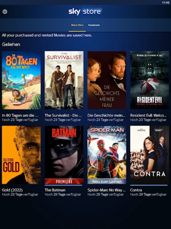 Sky Store Player for Android - Enjoy Movies Offline