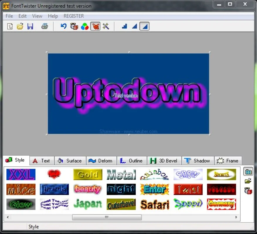 FontTwister for Windows - Create Visible Text Effects