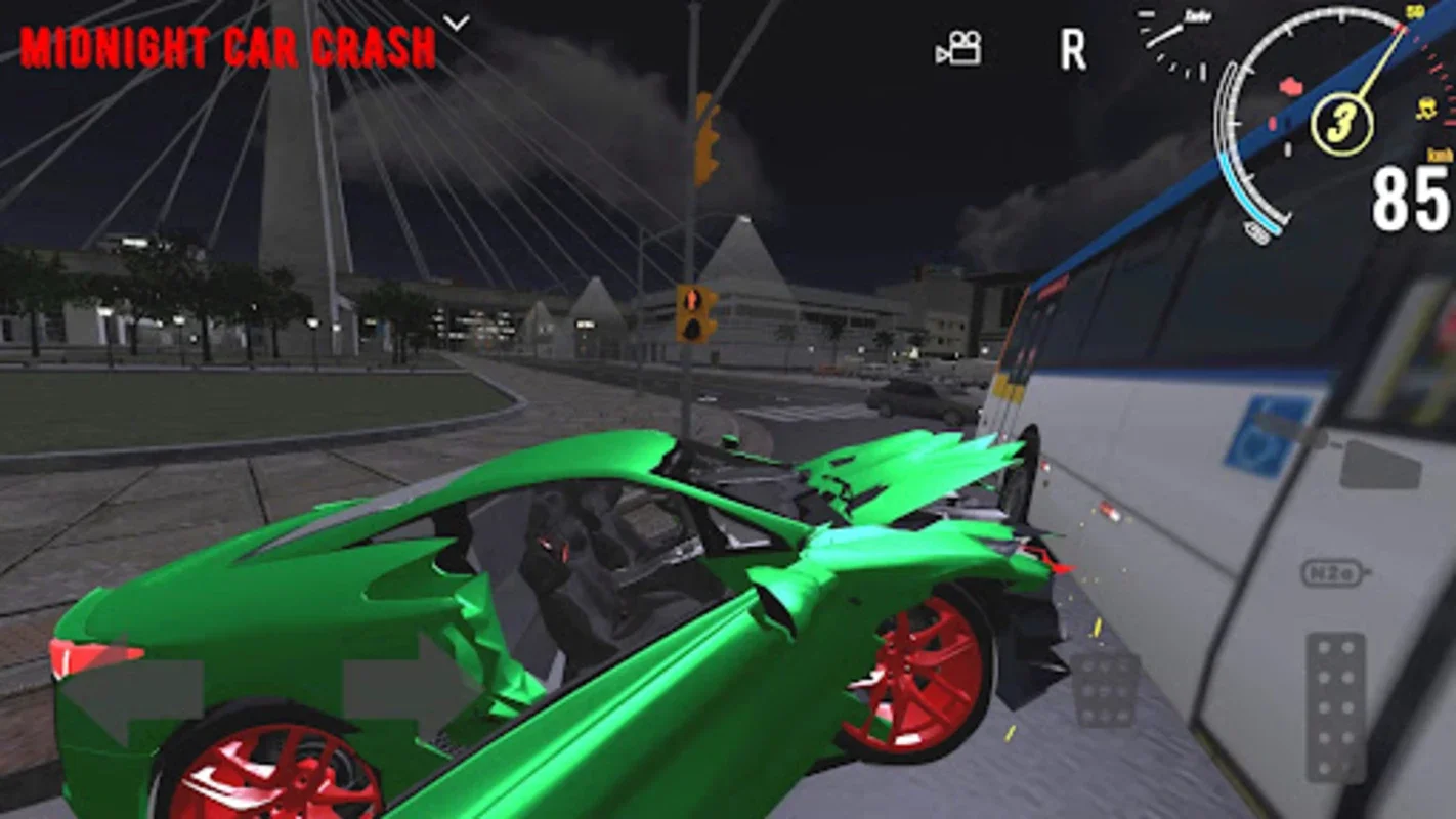 Midnight Car Crash for Android - Thrilling Nighttime Crashes