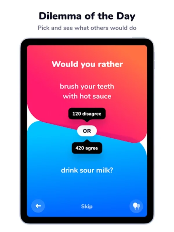 Dilemmaly - Would you rather? for Android: Endless Fun