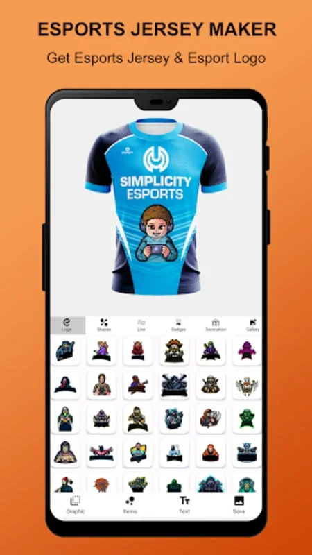 Esports Jersey Maker for Android - Create Custom Gaming Apparel