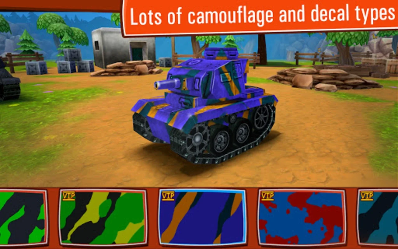 Toon Wars for Android - Thrilling Tank Battles