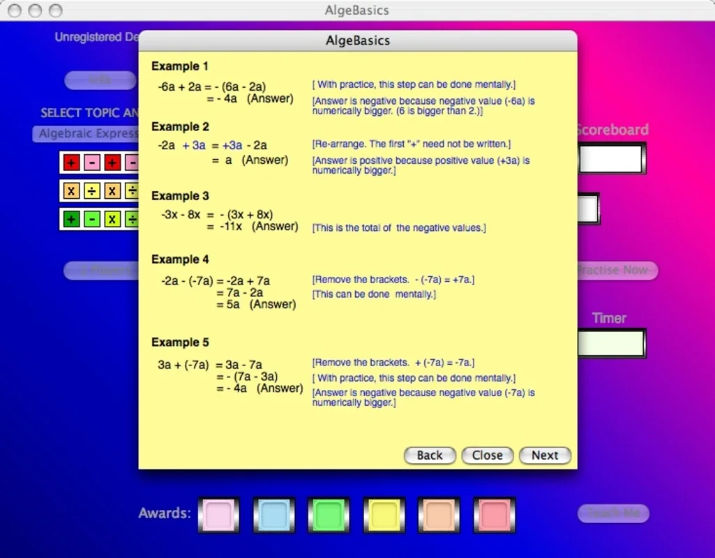 AlgeBasics for Mac - Master Algebra Easily