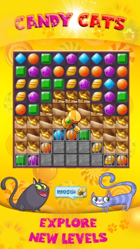 Candy Cats: Match 3 Puzzle for Android - Engaging Puzzle Fun