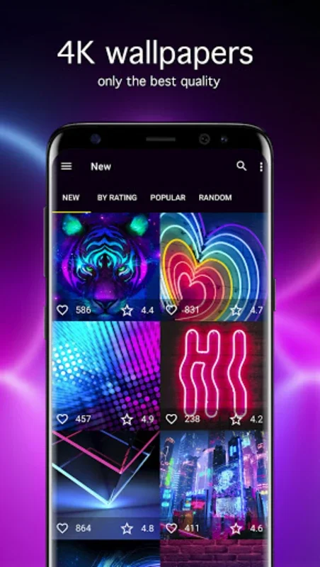 Neon Wallpapers 4K for Android - Dazzling Backgrounds