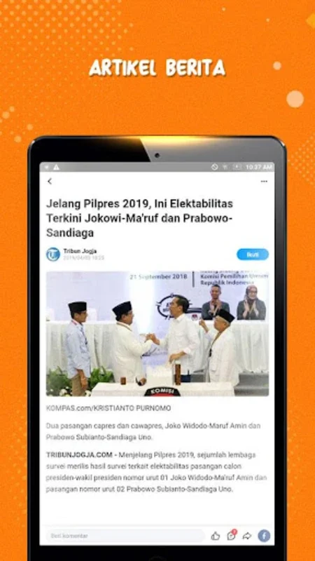 BaBe+ Indonesia for Android - Comprehensive News Source