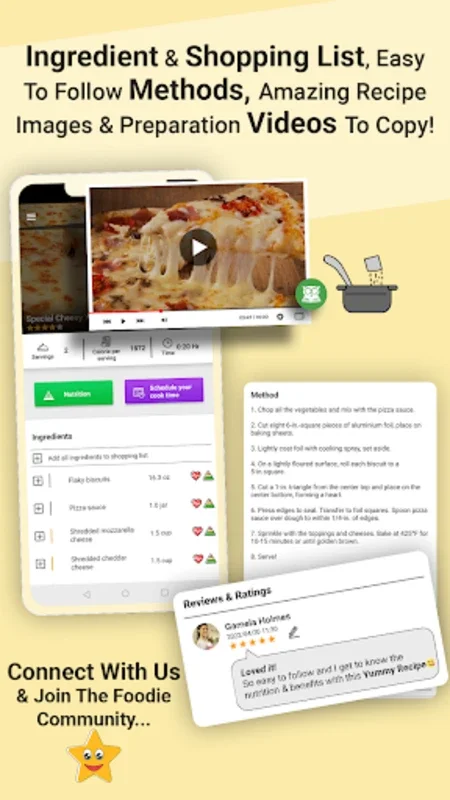 Protein Rich Food Diet Recipes for Android - Health - Oriented Recipe App