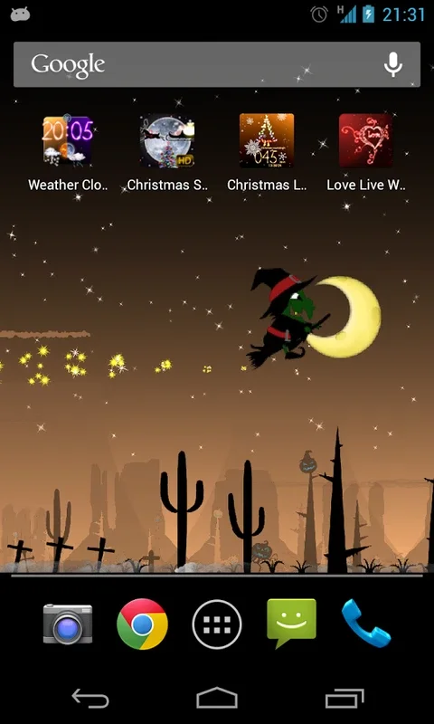 Little Witch Planet Lite LW for Android - Magical Live Wallpaper