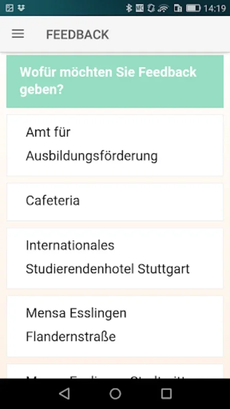 Studierendenwerk Stuttgart for Android: Streamline Student Life