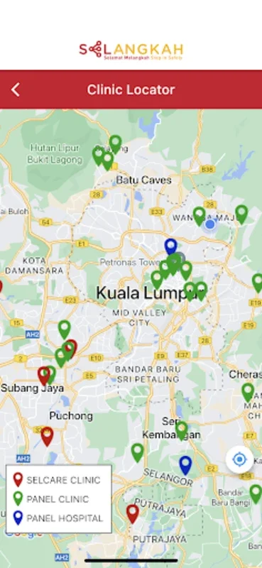 SELANGKAH for Android: Access Subsidized Health Services