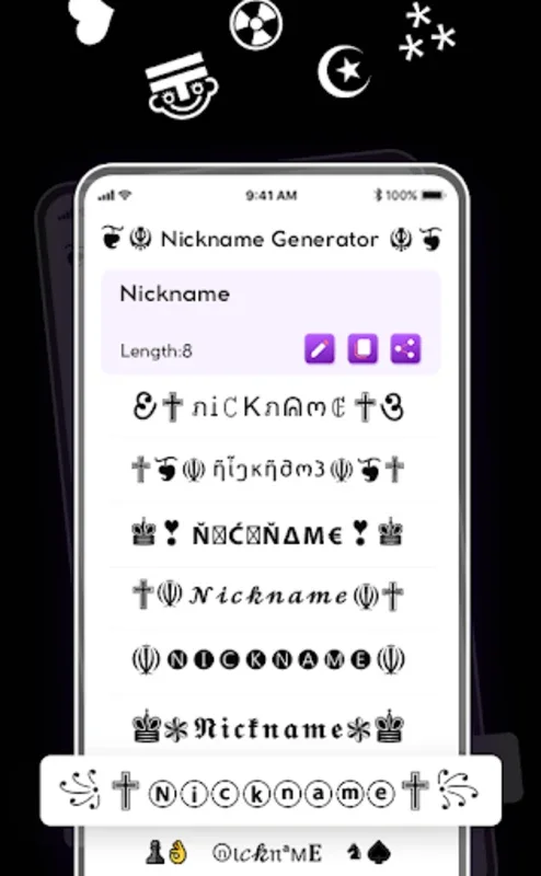 Nickname Generator: NickName for Android - Craft Distinctive Names