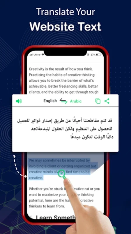 Translate on Screen Translator for Android - No Downloading Required