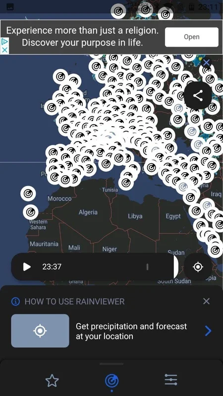 RainViewer for Android: Forecast Rain and Snow in 90+ Countries