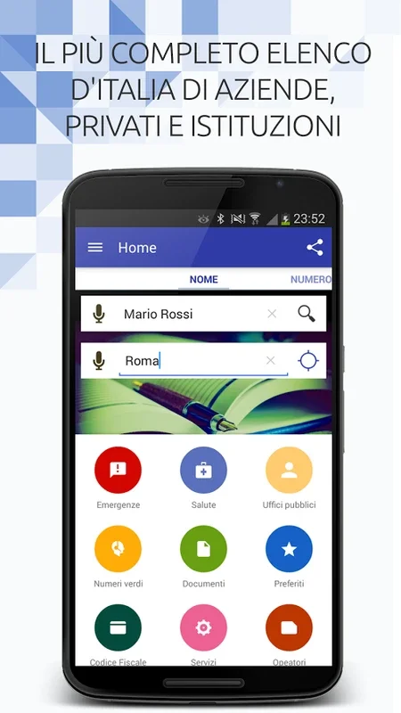 PagineBianche for Android - Italian Contact Directory