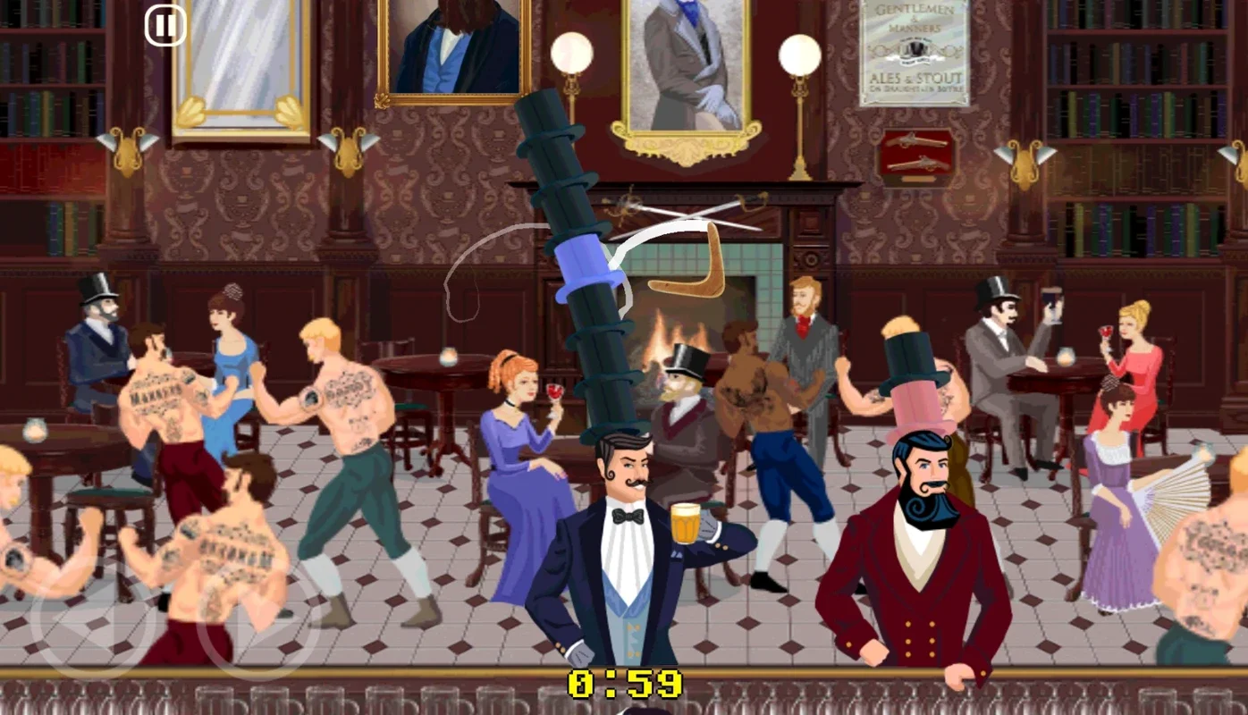 Max Gentlemen for Android - Play and Stack Hats