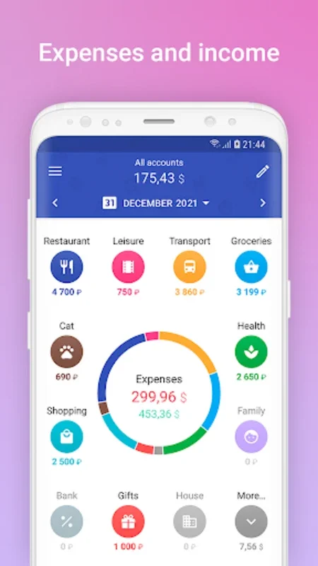 1Money for Android - Manage Finances Effortlessly