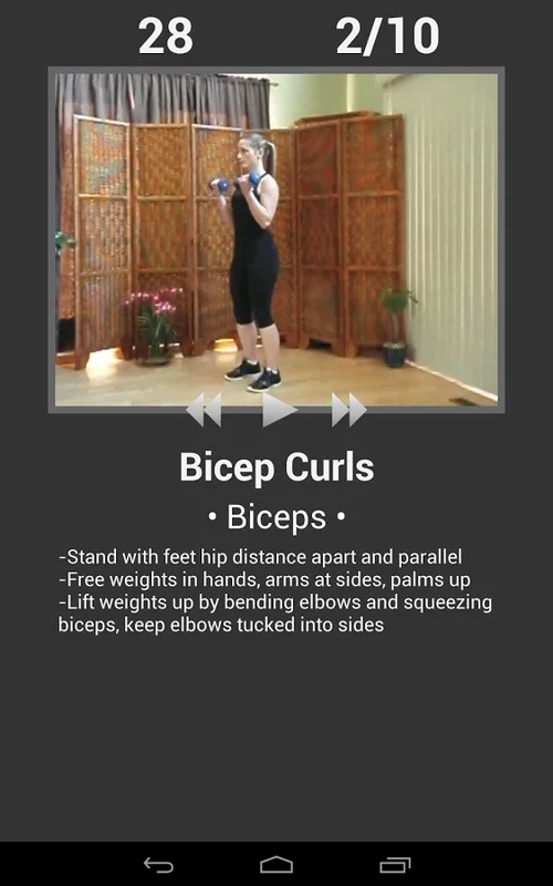 Daily Arm Workout FREE for Android: Home Upper Body Workouts