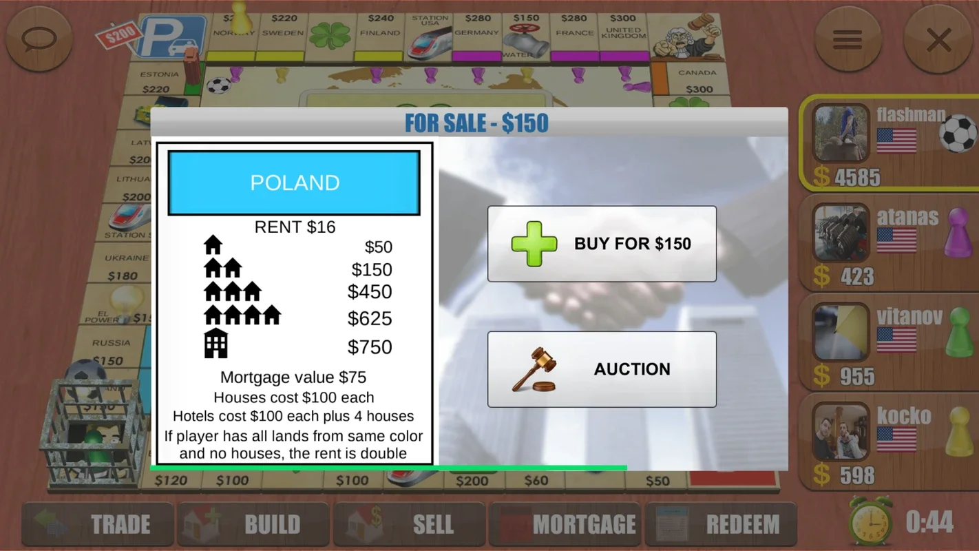 Rento for Android - Enjoy Monopoly-like Fun on Your Phone