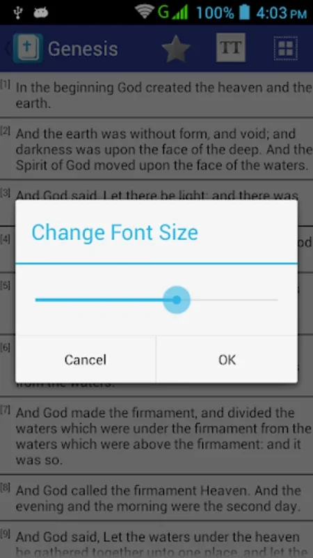 Offline Bible for Android - Customizable Scripture Reading