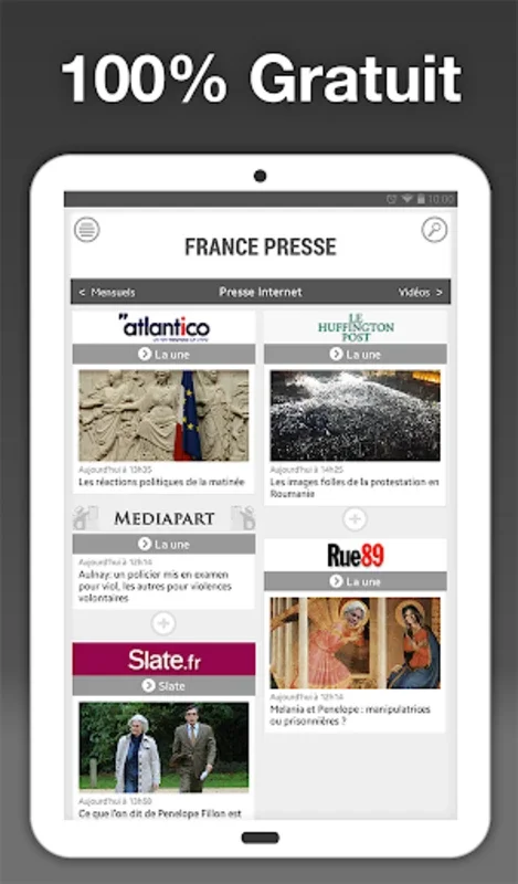 France Press for Android - Stay Informed with French News