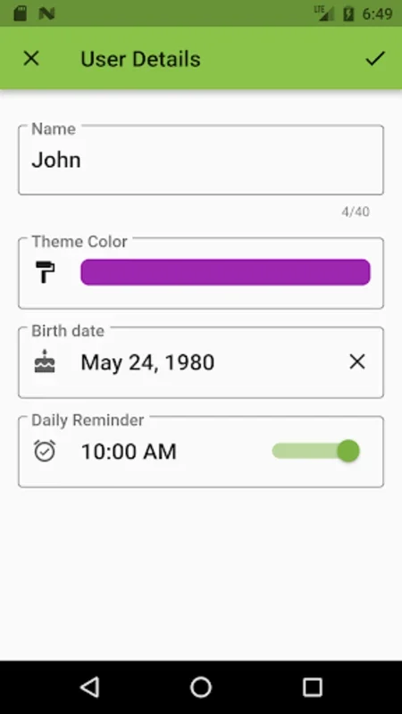 Biorhythms and Critical Days for Android - Analyze Personal Cycles