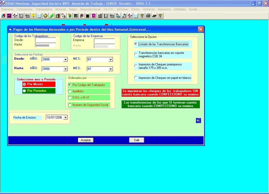 Nominas Seguros Sociales e IRPF: Streamline Payroll Management on Windows