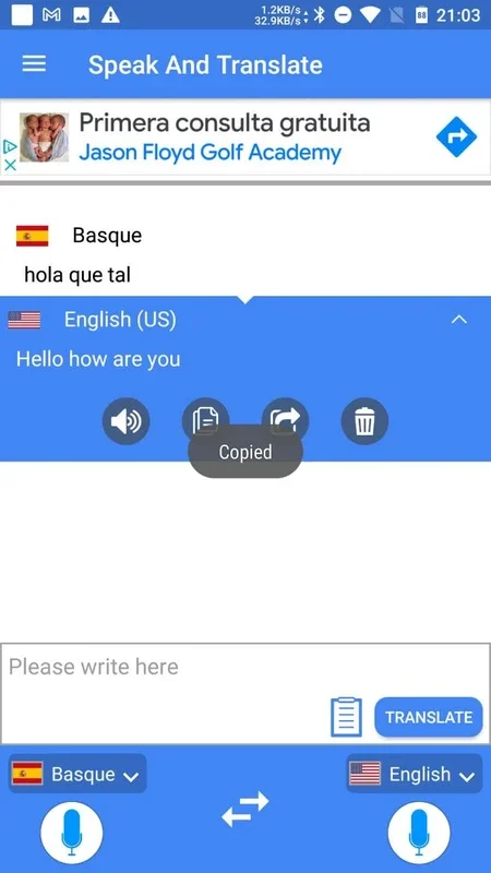 Speak And Translate for Android: Seamless Language Translation