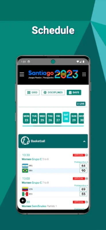 Santiago 2023 for Android - Your Pan Am Games Hub