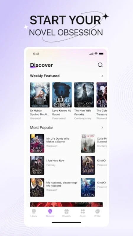 Novellair for Android - Enjoy Captivating Stories