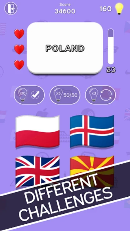 3in1 Quiz : Logo-Flag-Capital for Android - Challenging Trivia