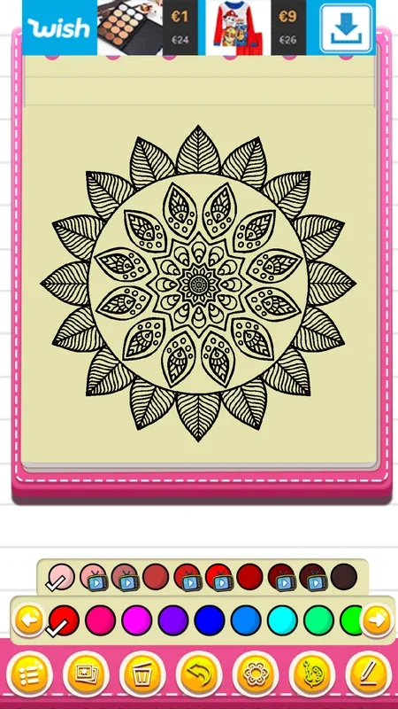 Mandala Coloring Book for Android - Hundreds of Designs