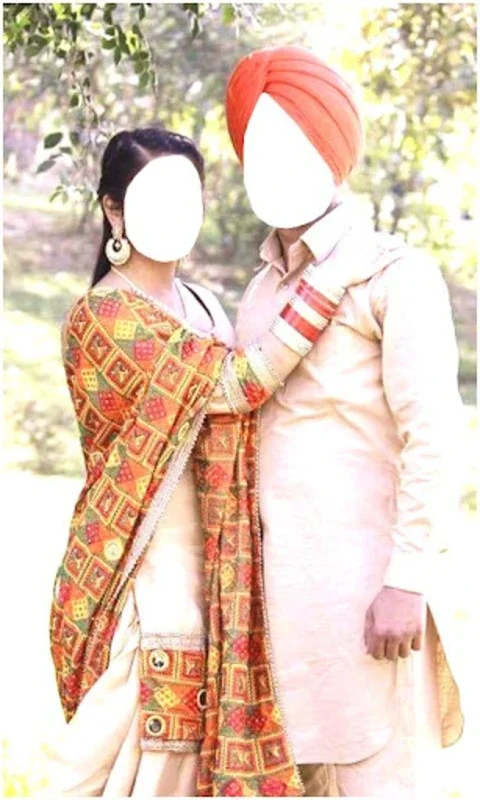 Couple Punjabi Wedding Frames for Android - Transform Your Photos