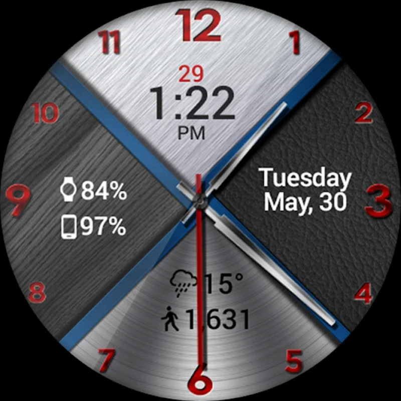 MetalleX HD Watch Face for Android - Customizable & Interactive