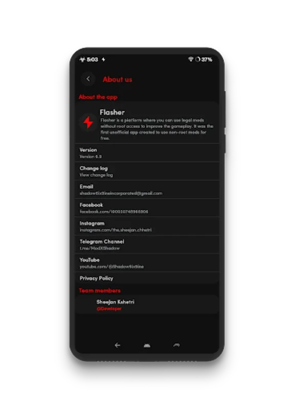 Flasher - GFX Tool For FF for Android - Boost Gaming