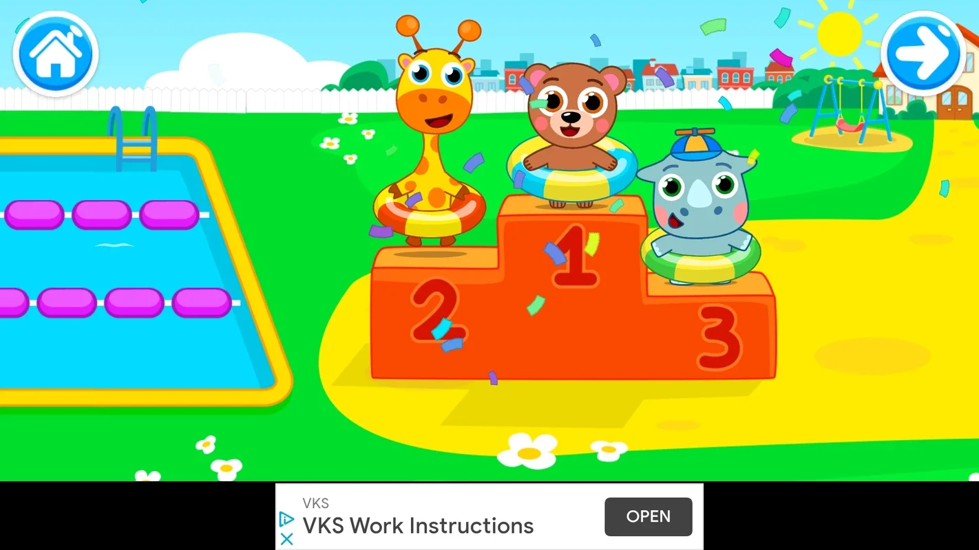 Kindergarten: animals for Android - Fun Animal Care Game