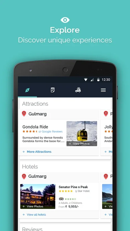 Travel Triangle for Android: Affordable Custom Packages