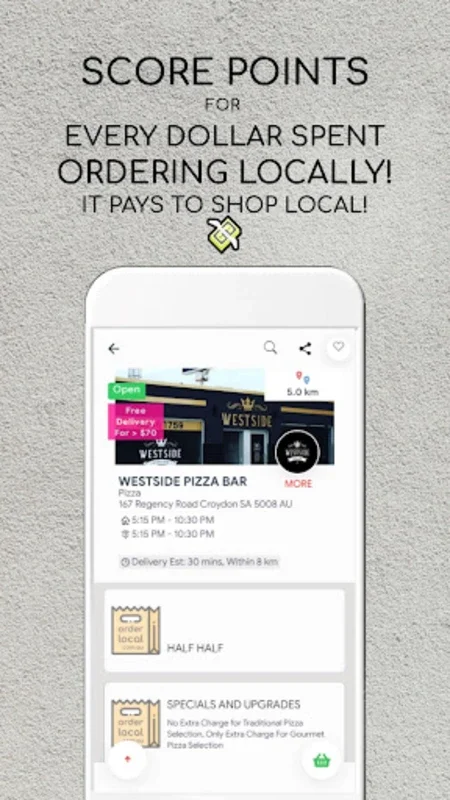 Order Local for Android: Free Online Ordering for Small Businesses