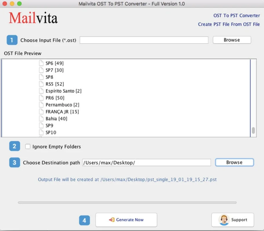 Mailvita OST to PST Converter for Mac - Efficient Data Conversion