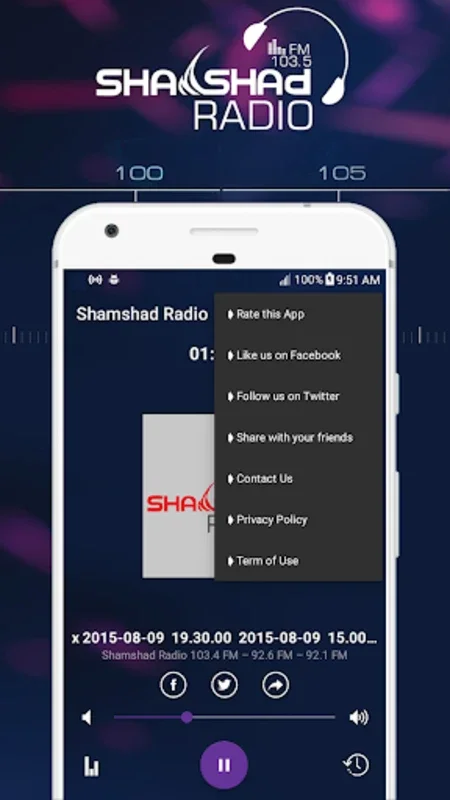 Shamshad Radio for Android - Diverse Radio Content