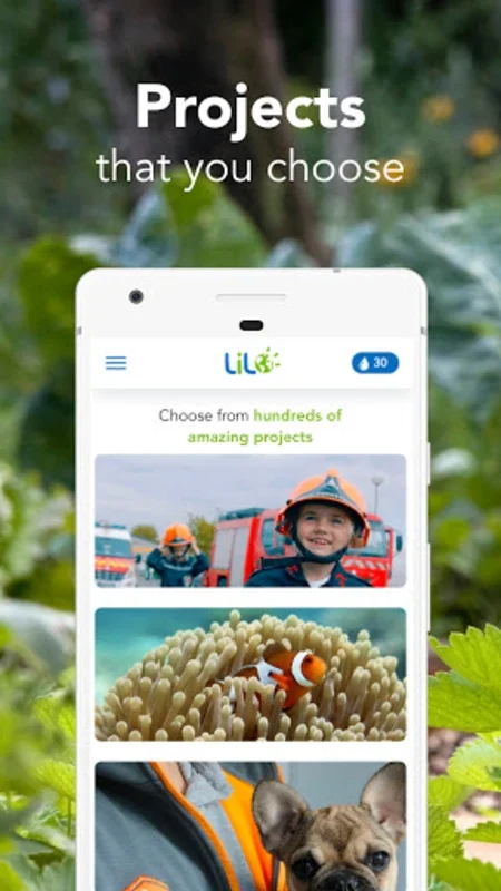 Lilo for Android - Transform Searches into Funding